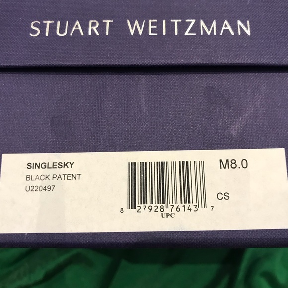 Stuart Weitzman “Singlesky” patent sandal wedges - Picture 5 of 5